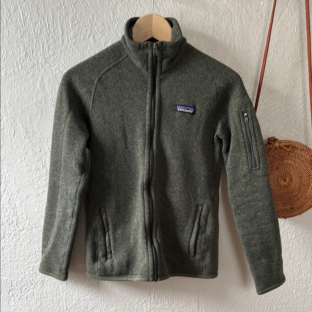 Patagonia Green Full-Zip Better Sweater